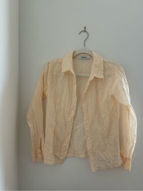 Gimaguas Peach-Cream Lightweight Button Shirt